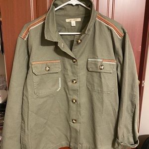 jean jacket-fairly new worn twice!